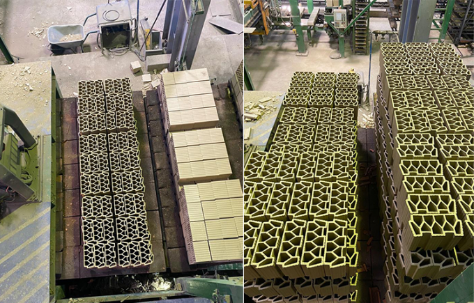 he fully automated brick unloading and packaging equipment for the ALI ...