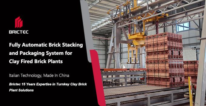 High-Speed Brick Packaging Line -Moisture-Proof Film Wrapping