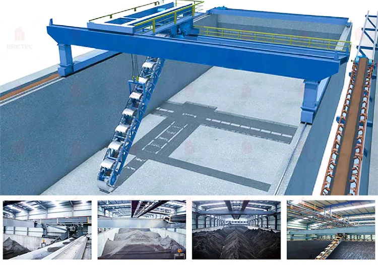 Brick Making Machinery Bridge-Type Bucket Excavator&Multi-Bucket Reclaimer for Raw Material Storage 2