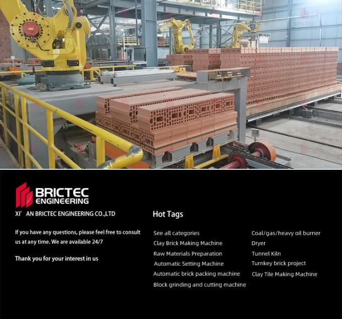 Automated Brick Stacking and Packaging System