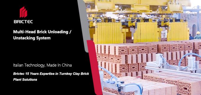 Automated Brick Unloading & Packaging Machine with Multi-Gripper