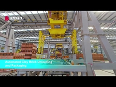 Clay Brick Unloading and Packing System of Brick Making