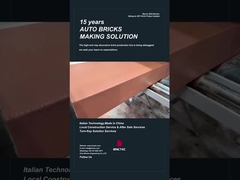 Brictec decorative brick  production line extrusion commissioning