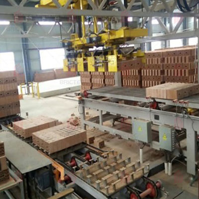 Automated Brick Unloading & Packaging Machine with Multi-Gripper