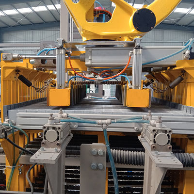 Automated Brick Unloading & Packaging Machine with Multi-Gripper
